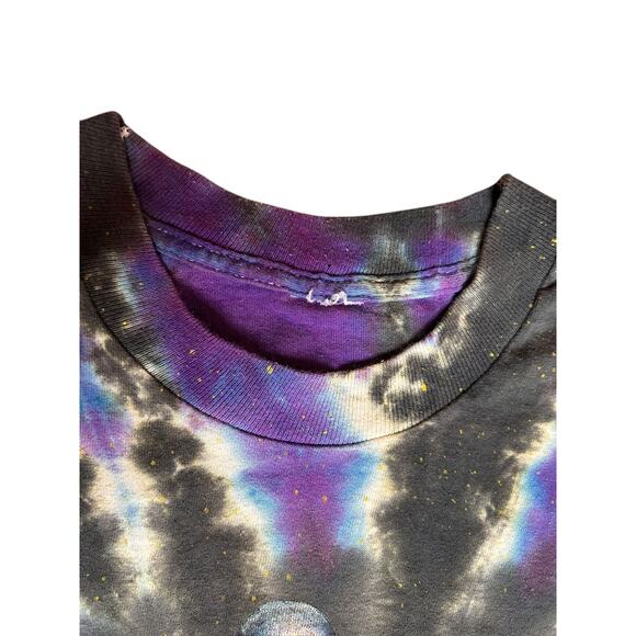 Vintage 90s Marvel Silver Surfer Tie Dye Rare T-Shirt - Picture 6 of 7